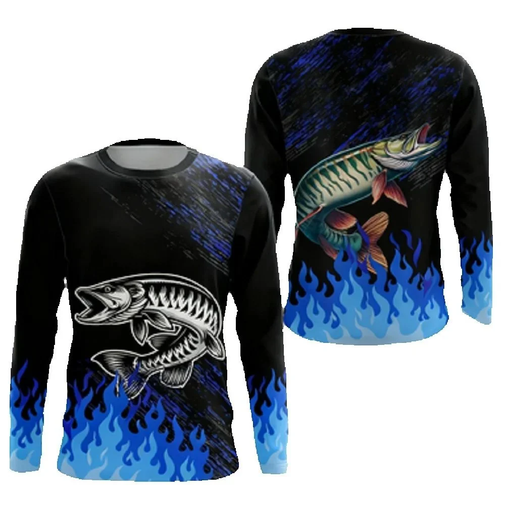 Kemeja Pancing Pria Lengan Pan - Outdoor Hunting Prints ulasan dan harga