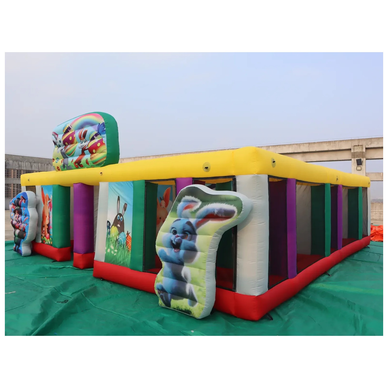 Labirin Tiup Kustom Bertema Pa - Hunting Outdoor Game ulasan dan harga