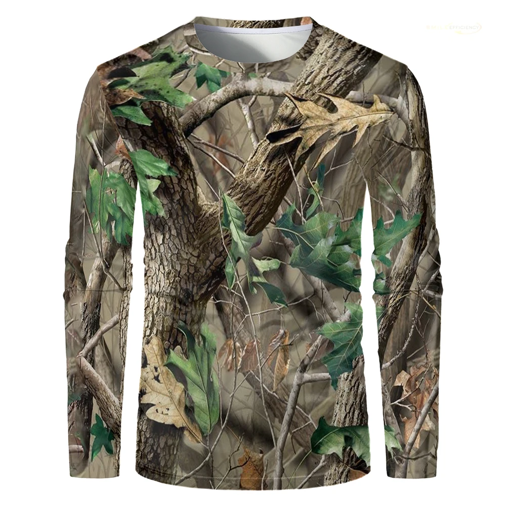 Kemeja Lengan Panjang Pria den - Outdoor Hunting Prints ulasan dan harga