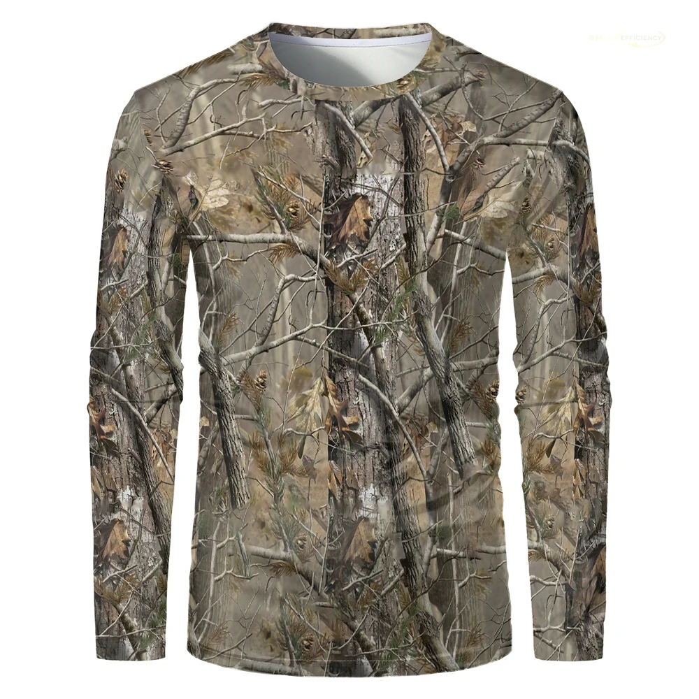 Kemeja Lengan Panjang Pria den - Outdoor Hunting Prints ulasan dan harga